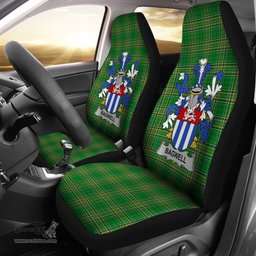 Irish Bagwell Coat of Arms Family Crest Ireland Car Seat Cover Irish National Tartan Irish County Car Seat Cover