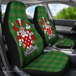 Irish Blake Coat of Arms Family Crest Ireland Car Seat Cover Irish National Tartan Irish County Car Seat Cover