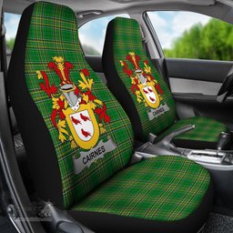 Irish Cairnes Coat of Arms Family Crest Ireland Car Seat Cover Irish National Tartan Irish County Car Seat Cover