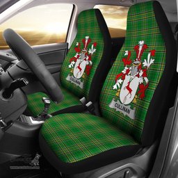 Irish Cullinan or O'Cullinane Coat of Arms Family Crest Ireland Car Seat Cover Irish National Tartan Irish County Car Seat Cover