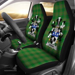 Irish Doran or O'Doran Coat of Arms Family Crest Ireland Car Seat Cover Irish National Tartan Irish County Car Seat Cover