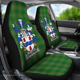 Irish Chaloner Coat of Arms Family Crest Ireland Car Seat Cover Irish National Tartan Irish County Car Seat Cover