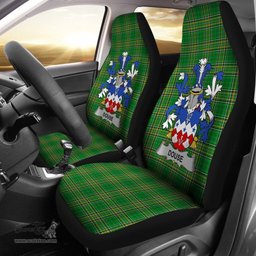 Irish Douse or Dowse Coat of Arms Family Crest Ireland Car Seat Cover Irish National Tartan Irish County Car Seat Cover