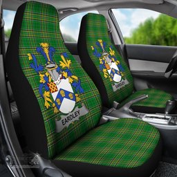 Irish Eardley Coat of Arms Family Crest Ireland Car Seat Cover Irish National Tartan Irish County Car Seat Cover