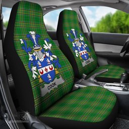 Irish Cook Coat of Arms Family Crest Ireland Car Seat Cover Irish National Tartan Irish County Car Seat Cover