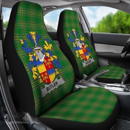Irish Butler Coat of Arms Family Crest Ireland Car Seat Cover Irish National Tartan Irish County Car Seat Cover