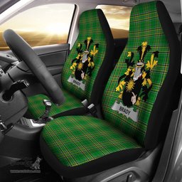 Irish Brady or McBrady Coat of Arms Family Crest Ireland Car Seat Cover Irish National Tartan Irish County Car Seat Cover