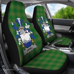 Irish Cahill or O'Cahill Coat of Arms Family Crest Ireland Car Seat Cover Irish National Tartan Irish County Car Seat Cover