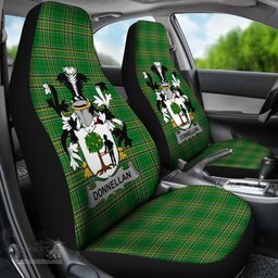 Irish Donnellan or O'Donnellan Coat of Arms Family Crest Ireland Car Seat Cover Irish National Tartan Irish County Car Seat Cover