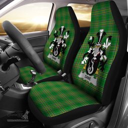 Irish Dane or O'Dane Coat of Arms Family Crest Ireland Car Seat Cover Irish National Tartan Irish County Car Seat Cover