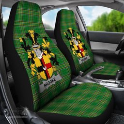 Irish Brooke Coat of Arms Family Crest Ireland Car Seat Cover Irish National Tartan Irish County Car Seat Cover
