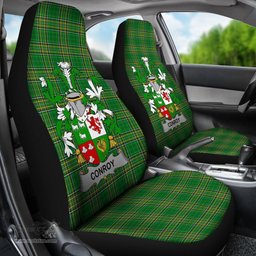 Irish Conroy or O'Conry Coat of Arms Family Crest Ireland Car Seat Cover Irish National Tartan Irish County Car Seat Cover