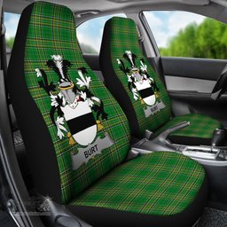 Irish Burt or Birt Coat of Arms Family Crest Ireland Car Seat Cover Irish National Tartan Irish County Car Seat Cover