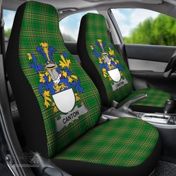 Irish Canton Coat of Arms Family Crest Ireland Car Seat Cover Irish National Tartan Irish County Car Seat Cover