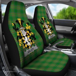 Irish Jolley or Jolly Coat of Arms Family Crest Ireland Car Seat Cover Irish National Tartan Irish County Car Seat Cover