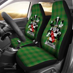 Irish Hadsor Coat of Arms Family Crest Ireland Car Seat Cover Irish National Tartan Irish County Car Seat Cover