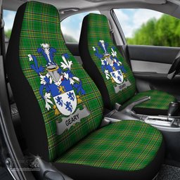 Irish Geary or O'Geary Coat of Arms Family Crest Ireland Car Seat Cover Irish National Tartan Irish County Car Seat Cover