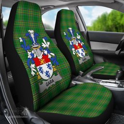 Irish Gara or O'Gara Coat of Arms Family Crest Ireland Car Seat Cover Irish National Tartan Irish County Car Seat Cover