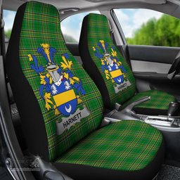 Irish Harnett or Hartnet Coat of Arms Family Crest Ireland Car Seat Cover Irish National Tartan Irish County Car Seat Cover