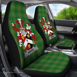 Irish Hayes Coat of Arms Family Crest Ireland Car Seat Cover Irish National Tartan Irish County Car Seat Cover