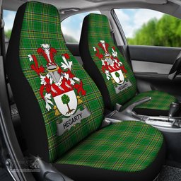Irish Hegarty or O'Hagerty Coat of Arms Family Crest Ireland Car Seat Cover Irish National Tartan Irish County Car Seat Cover