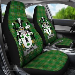 Irish Killeen or O'Killeen Coat of Arms Family Crest Ireland Car Seat Cover Irish National Tartan Irish County Car Seat Cover