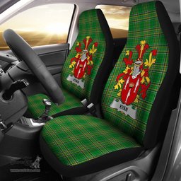 Irish Kyan or O'Kyan Coat of Arms Family Crest Ireland Car Seat Cover Irish National Tartan Irish County Car Seat Cover