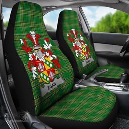Irish Egan or McEgan Coat of Arms Family Crest Ireland Car Seat Cover Irish National Tartan Irish County Car Seat Cover