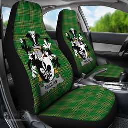 Irish Finglas Coat of Arms Family Crest Ireland Car Seat Cover Irish National Tartan Irish County Car Seat Cover