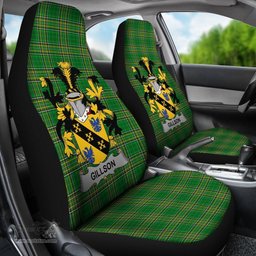 Irish Gillson Coat of Arms Family Crest Ireland Car Seat Cover Irish National Tartan Irish County Car Seat Cover