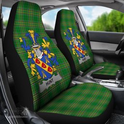 Irish Hunt Coat of Arms Family Crest Ireland Car Seat Cover Irish National Tartan Irish County Car Seat Cover