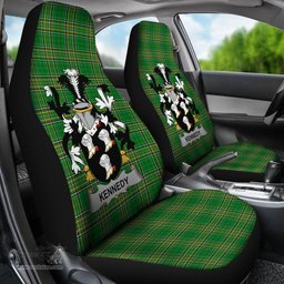 Irish Kennedy or O'Kennedy Coat of Arms Family Crest Ireland Car Seat Cover Irish National Tartan Irish County Car Seat Cover