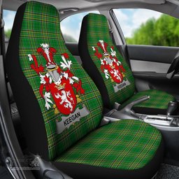 Irish Keegan or Egan Coat of Arms Family Crest Ireland Car Seat Cover Irish National Tartan Irish County Car Seat Cover