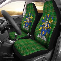 Irish Hendrick or O'Henrick Coat of Arms Family Crest Ireland Car Seat Cover Irish National Tartan Irish County Car Seat Cover