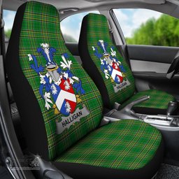 Irish Halligan or O'Halligan Coat of Arms Family Crest Ireland Car Seat Cover Irish National Tartan Irish County Car Seat Cover