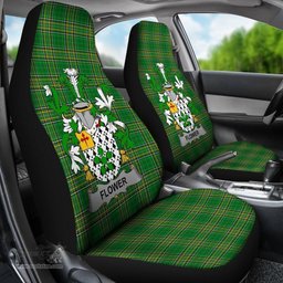 Irish Flower Coat of Arms Family Crest Ireland Car Seat Cover Irish National Tartan Irish County Car Seat Cover