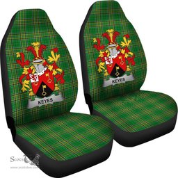 Irish Keyes Coat of Arms Family Crest Ireland Car Seat Cover Irish National Tartan Irish County Car Seat Cover