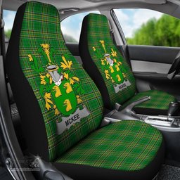 Irish Kee or McKee Coat of Arms Family Crest Ireland Car Seat Cover Irish National Tartan Irish County Car Seat Cover