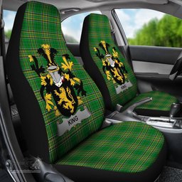 Irish King Coat of Arms Family Crest Ireland Car Seat Cover Irish National Tartan Irish County Car Seat Cover
