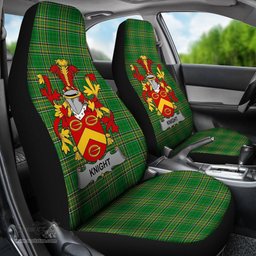 Irish Knight Coat of Arms Family Crest Ireland Car Seat Cover Irish National Tartan Irish County Car Seat Cover