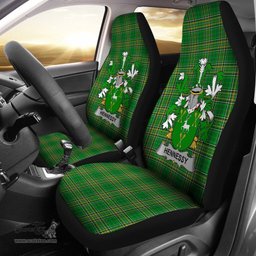 Irish Hennessy or O'Hennessy Coat of Arms Family Crest Ireland Car Seat Cover Irish National Tartan Irish County Car Seat Cover