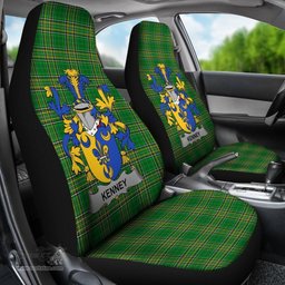 Irish Kenney or O'Kenny Coat of Arms Family Crest Ireland Car Seat Cover Irish National Tartan Irish County Car Seat Cover