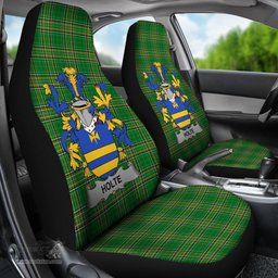 Irish Holte or Holt Coat of Arms Family Crest Ireland Car Seat Cover Irish National Tartan Irish County Car Seat Cover