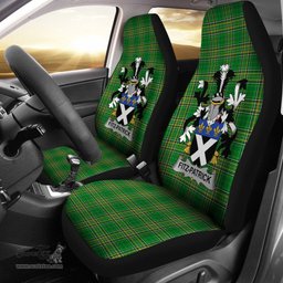 Irish Fitz-Patrick Coat of Arms Family Crest Ireland Car Seat Cover Irish National Tartan Irish County Car Seat Cover