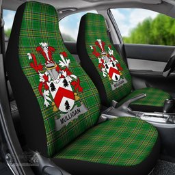 Irish Mulligan or O'Mulligan Coat of Arms Family Crest Ireland Car Seat Cover Irish National Tartan Irish County Car Seat Cover