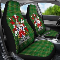 Irish Minchin Coat of Arms Family Crest Ireland Car Seat Cover Irish National Tartan Irish County Car Seat Cover