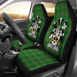 Irish Roe Coat of Arms Family Crest Ireland Car Seat Cover Irish National Tartan Irish County Car Seat Cover