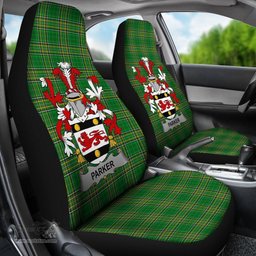 Irish Parker Coat of Arms Family Crest Ireland Car Seat Cover Irish National Tartan Irish County Car Seat Cover