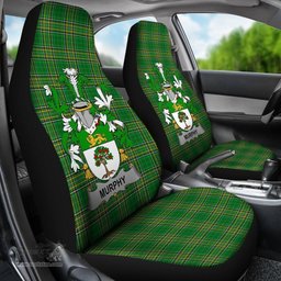 Irish Murphy (Wexford) Coat of Arms Family Crest Ireland Car Seat Cover Irish National Tartan Irish County Car Seat Cover