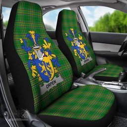 Irish Orpen Coat of Arms Family Crest Ireland Car Seat Cover Irish National Tartan Irish County Car Seat Cover